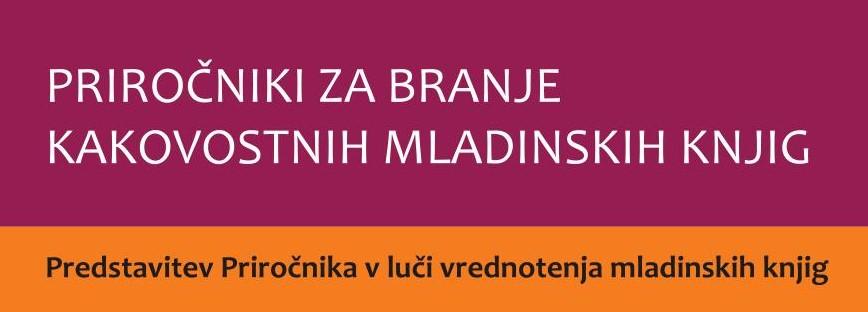 Priro Niki Za Branje Kakovostnih Mladinskih Knjig L 1