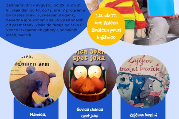 Počitniške besedne igrarije v Ivančni Gorici